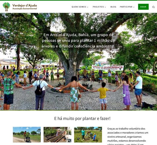 Verdejar d'Ajuda - Un million d'arbres sur la Côte de la Découverte (Bahia, Brazil)